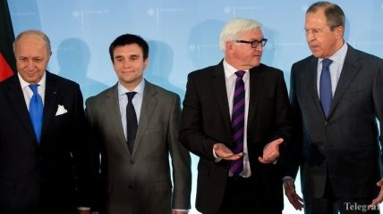 Главы МИД ФРГ, Франции, РФ и Украины согласовали декларацию о перемирии