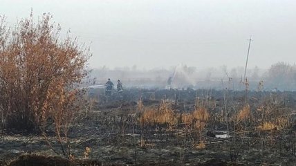 На Черниговщине вторую неделю горят торфяники