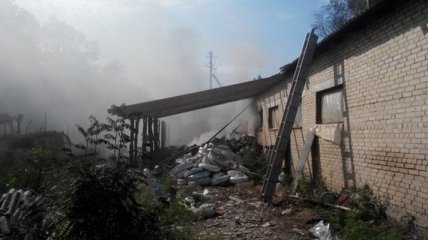 В Харькове горел пластик, дым был виден на расстоянии 2 километра