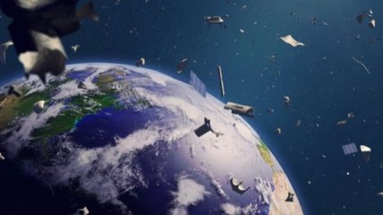 Орбита Земли засорена обломками ракет и спутников