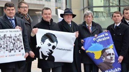 Европарламент в день рождения Сущенко и Балуха призвал РФ освободить политзаключенных