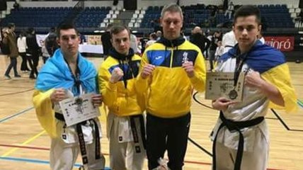 Украинские каратисты завоевали три медали на турнире в Венгрии