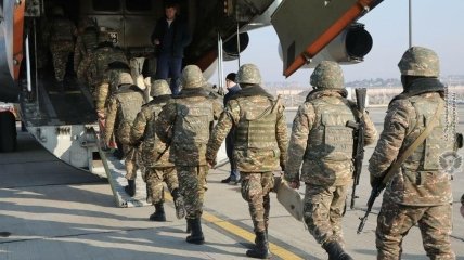 Отправка армянских сил ОДКБ в Казахстан