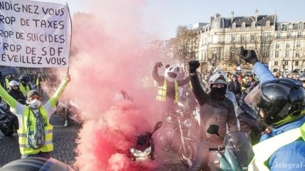 Массовые протесты во Франции: количество пострадавших превысило 200 человек