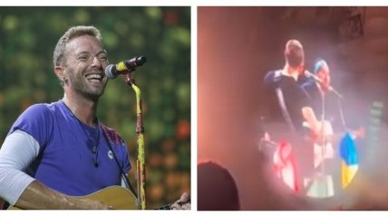 Соліст Coldplay Кріс Мартін виступив на сцені з українським вуличним музикантом