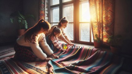 Девушки утепляют окно