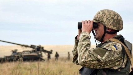 На Донбассе украинские военные сбили беспилотник боевиков  