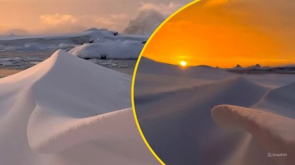 Снігові карнизи біля станції Вернадський, фото: Зоя Швидка