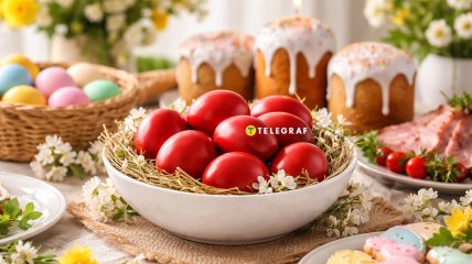 Для покраски яиц часто используют народные средства