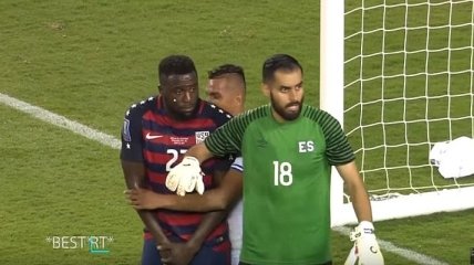 Футболисты Сальвадора покусали игроков сборной США (Видео)