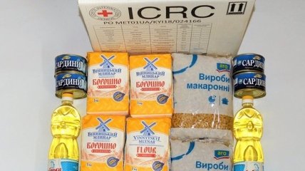 Красный Крест направил на Донбасс 120 тонн гуманитарной помощи