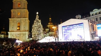 Рождественский городок на Софиевской площади заканчивает свою работу