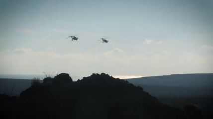 Танки, авиация и артиллерия: Военные тренировались отражать авиаудар возле Мариуполя
