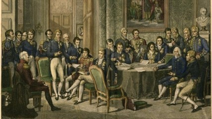 Учасники Віденського конгресу. Художник Жан-Батіст Ізабе, після 1815 року