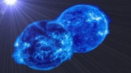 Астрономы впервые обнаружили две массивные звезды в процессе слияния