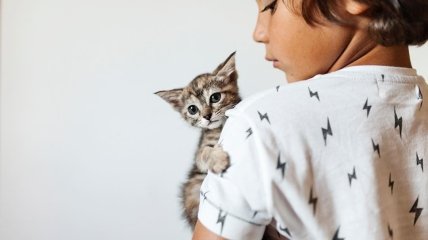 20 трогательных и смешных фото детей с котами из Инстаграма