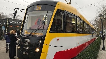 В Одессе запустили самый длинный трамвай в Украине, вместимость - 280 пассажиров