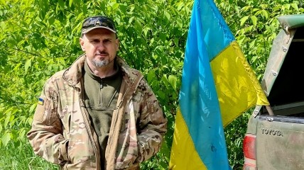 Олег Сенцов защищает Украину на фронте