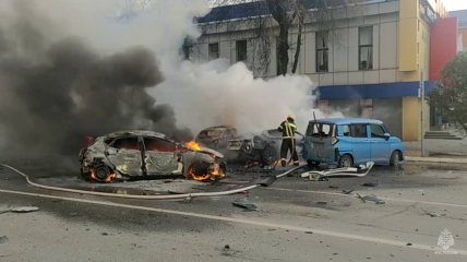Центр Бєлгорода постраждав внаслідок вибухів