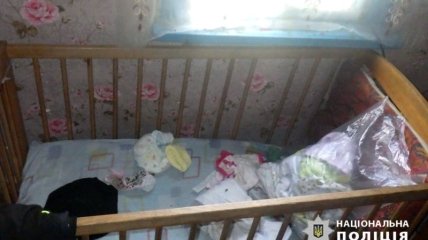 Кроватка, в которой спал ребенок
