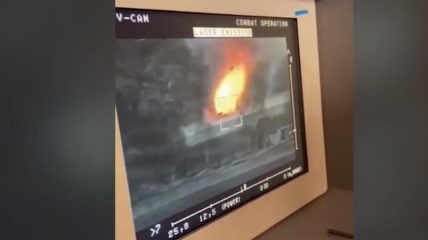 Уничтожение техники оккупантов