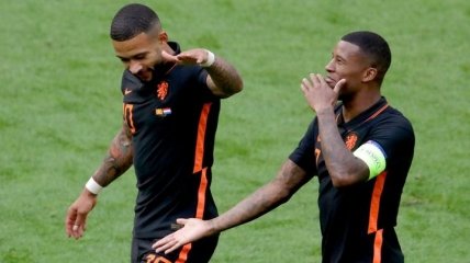 Нидерланды выиграли все три матча в группе на Евро-2020: видеообзор матча с Северной Македонией