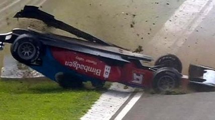 Ужасная авария на гонке серии GP3 (Видео)