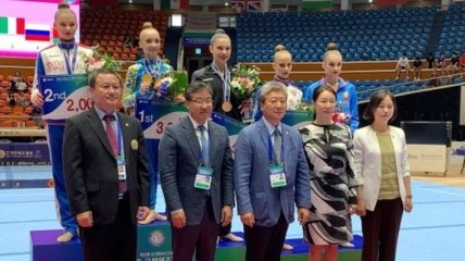 Украинская грация Пограничная завоевала 3 медали в Корее