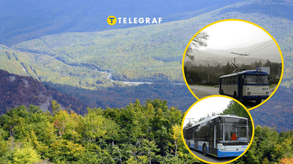 Кримський тролейбус вражав краєвидами на маршруті