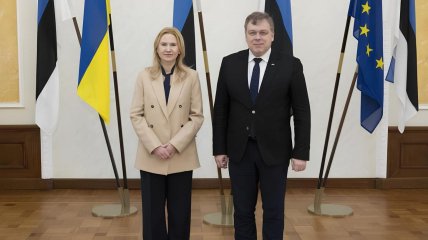 Елена Кондратюк и Лаури Хусар