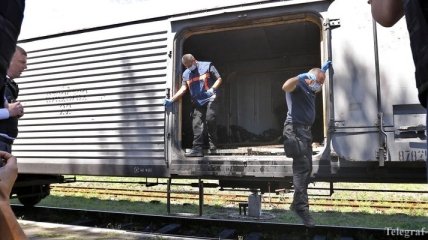 Поезд с телами погибших отправился в Харьков 