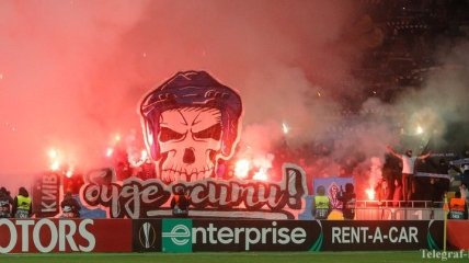 Динамо заплатит штраф из-за поведения фанатов в матче Лиги Европы