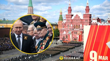 Парад в Москве с участием Путина проходит ежегодно