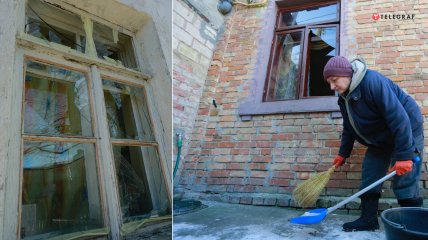 У вікнах повилітало скло