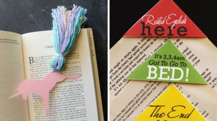 Оригинальные закладки для книг своими руками: 25 классных идей для подростков