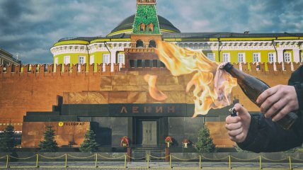 Росіянин кинув "коктейль Молотова" у мавзолей