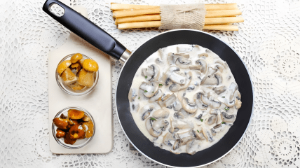 Грибной соус со сливками