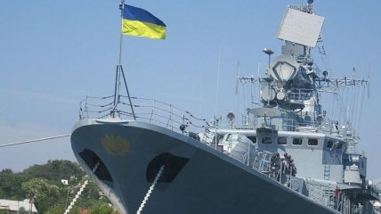 В Одессе отметили 22-ю годовщину фрегата "Гетьман Сагайдачний"