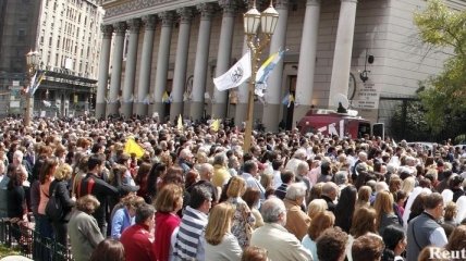 В Аргентине провели молебен в честь интронизации Папы Римского
