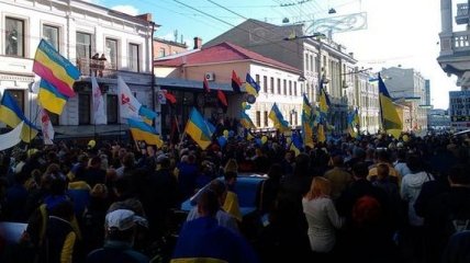 На акцию "Харьков - это Украина" собралось около 5 тысяч человек