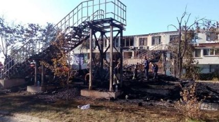 Стала известна причина пожара в одесском лагере "Виктория" 