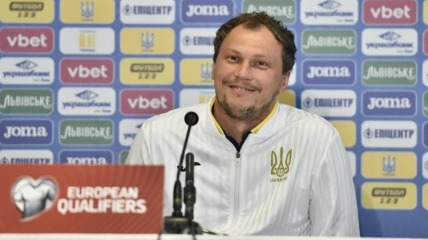 Андрей Пятов на пресс-конференции перед игрой Украина - Франция