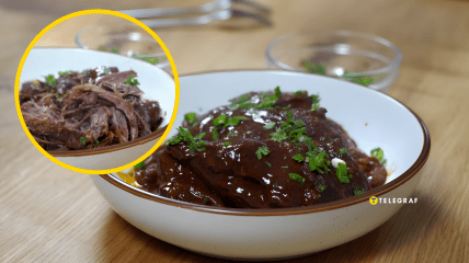 Томлена телятина розпадається на волокна