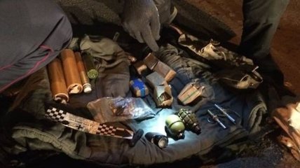 Киевская милиция изъяла у автомобилиста гранаты и боеприпасы