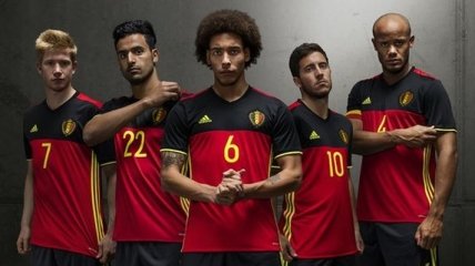 Бельгия представила комплект игровой формы для Евро-2016