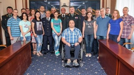 Бойцы Нацгвардии Украины отправились на реабилитацию в Грузию