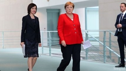 Санду на встрече с Меркель: Мы вернем Молдову на европейский путь