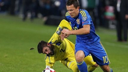Сборная Украины не пропустила впервые за 8 матчей