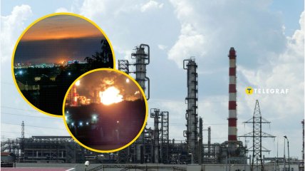 Рязанский НПЗ вспыхнул после атаки