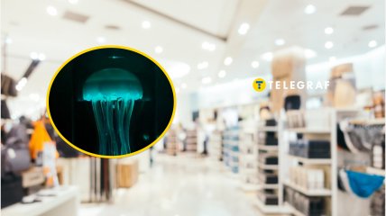 Настольная лампа в виде медузы